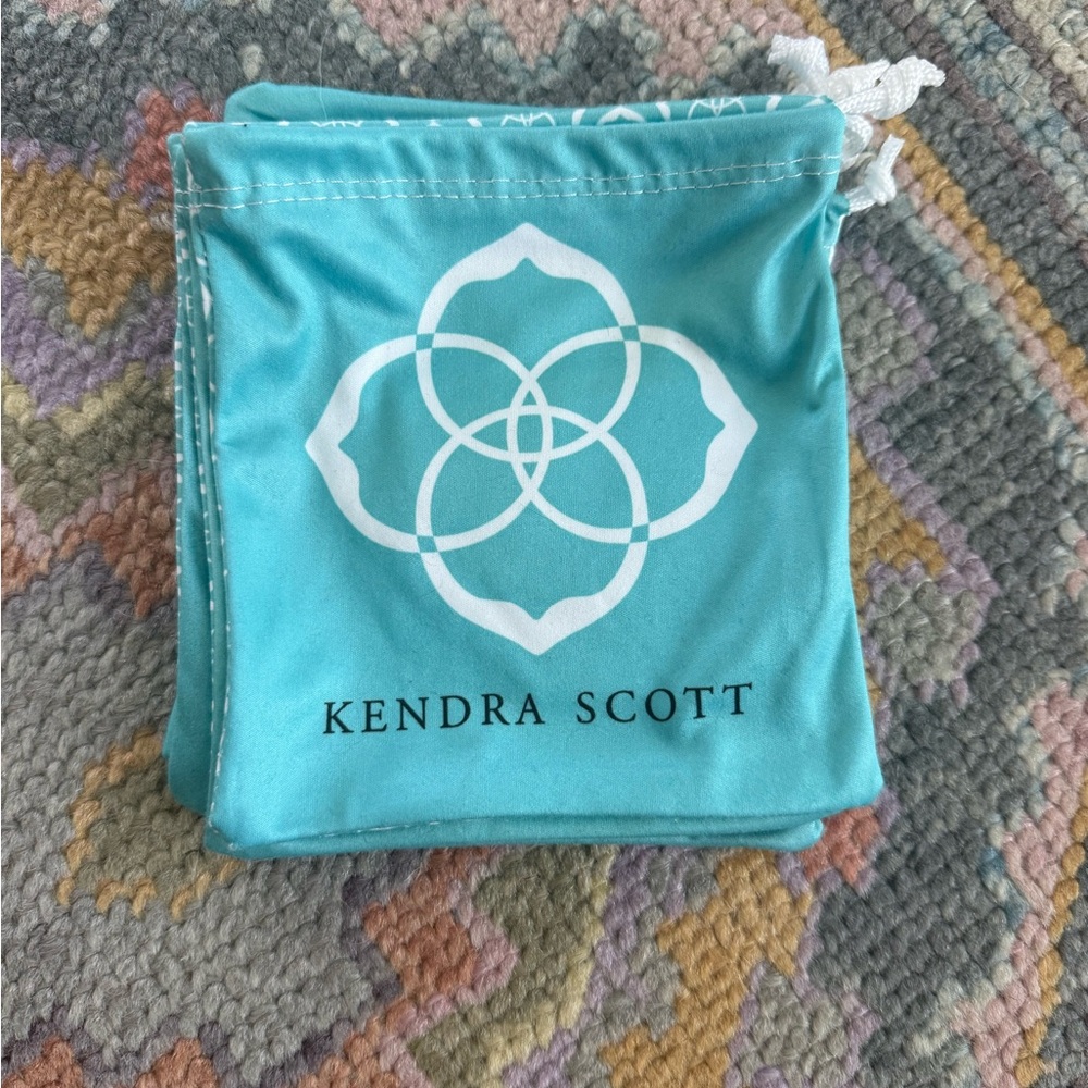 5 Kendra Scott Turquoise Jewelry Bags
